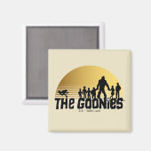 The Goonies Sunset Silhouette Graphic Magneet (Voorkant / Achterkant)