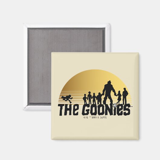 The Goonies Sunset Silhouette Graphic Magneet (Voorkant / Achterkant)