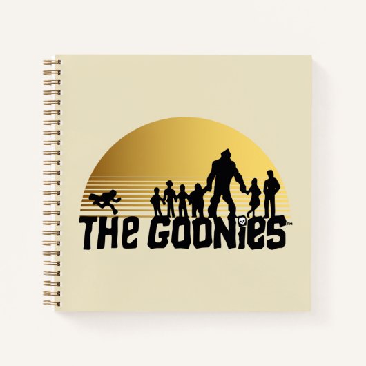 The Goonies Sunset Silhouette Graphic Notitieboek (Voorkant)
