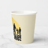 The Goonies Sunset Silhouette Graphic Papieren Bekers (Links)