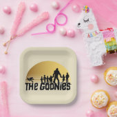 The Goonies Sunset Silhouette Graphic Papieren Bordje (Feest)