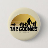 The Goonies Sunset Silhouette Graphic Ronde Button 5,7 Cm (Voorkant)