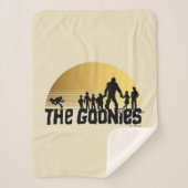 The Goonies Sunset Silhouette Graphic Sherpa Deken (Voorkant)