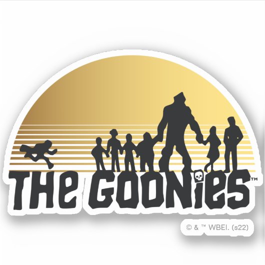 The Goonies Sunset Silhouette Graphic Sticker (Voorkant)