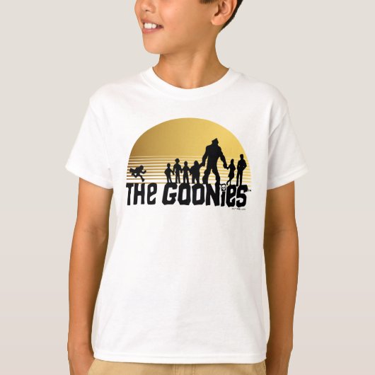 The Goonies Sunset Silhouette Graphic T-shirt (Voorkant)
