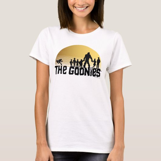The Goonies Sunset Silhouette Graphic T-shirt (Voorkant)