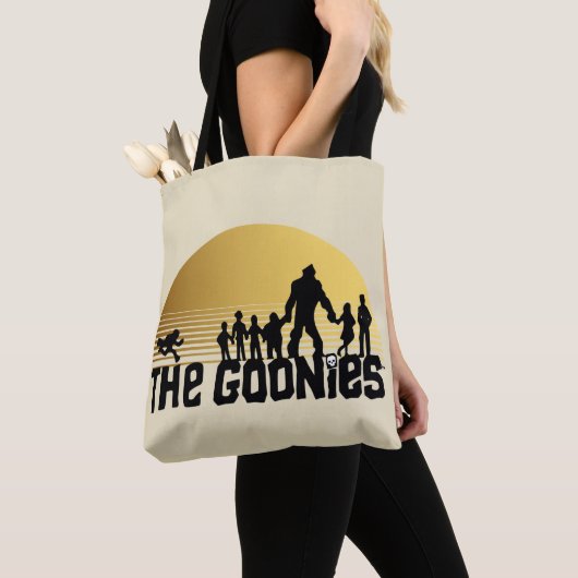 The Goonies Sunset Silhouette Graphic Tote Bag (Dichtbij)