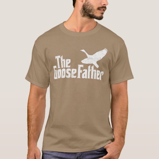 The Goosefather Goose Father Canada Geese Bird Wat T-shirt (Voorkant)