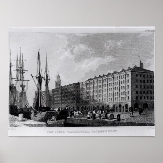 The Goree Warehouse, George's Dock, Liverpool Poster (Voorkant)