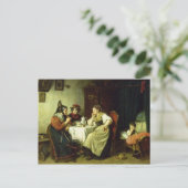 The Gossips, 1887 Briefkaart (Staand voorkant)