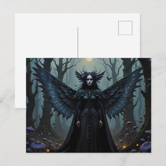 The Goth Fairy Briefkaart (Voorkant / Achterkant)