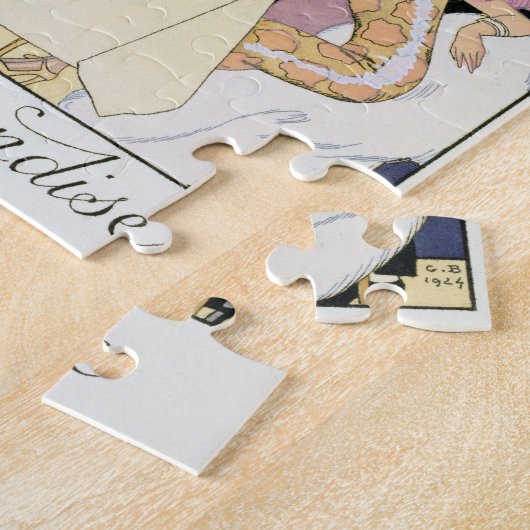 The Gourmands, 1920-30 (pochoir print) Legpuzzel (Zijkant)