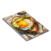 The Gourmet Open-Face: een gestileerd ontbijt Notitieboek (Rechterzijde)