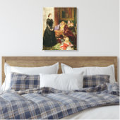 The Governess, 1860 (olie op canvas) Canvas Afdruk (Insitu (Slaapkamer))