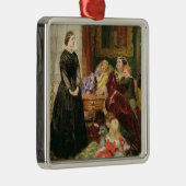 The Governess, 1860 (olie op canvas) Metalen Ornament (Rechts)