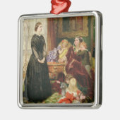 The Governess, 1860 (olie op canvas) Metalen Ornament (Links)