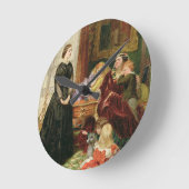 The Governess, 1860 (olie op canvas) Ronde Klok (Hoek)