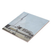 The Government House, Fort St. George, bord 35 fr. Tegeltje (Zijkant)