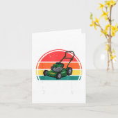 The Gr Calling I Must Mow Funny Lawn Mower Toddler Kaart (Gele Bloem)