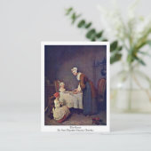The Grace by Jean-Baptiste Simeon Chardin Briefkaart (Staand voorkant)