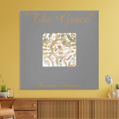 "The Grace" Verrekched Canvas — Aangepast (Insitu (Woonkamer))