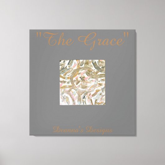 "The Grace" Verrekched Canvas — Aangepast Afdruk (Voorkant)