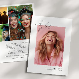 The Graduate Aangepaste Multi Foto Universiteit 20 Aankondiging
