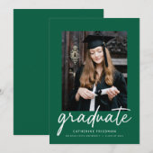 The Graduate Announcement Kaart (Voorkant / Achterkant)