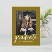 The Graduate Announcement Kaart (Staand voorkant)