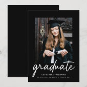 The Graduate Announcement Kaart (Voorkant / Achterkant)