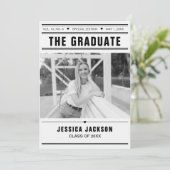 The Graduate Newspaper Template Multi-Photo (Staand voorkant)