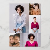 The Graduate Trendy Magazine Cover Grad Party Folie Uitnodiging (Achterkant)