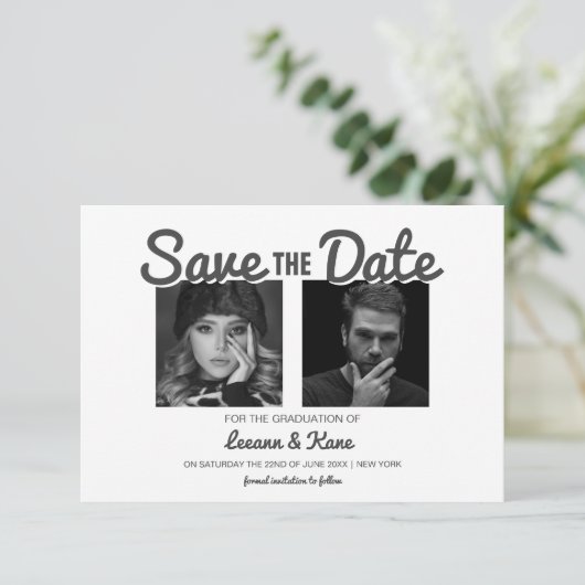 The graduates | Graduation Save The Date (Staand voorkant)
