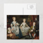 The Graham Children, 1742 Briefkaart (Voorkant / Achterkant)