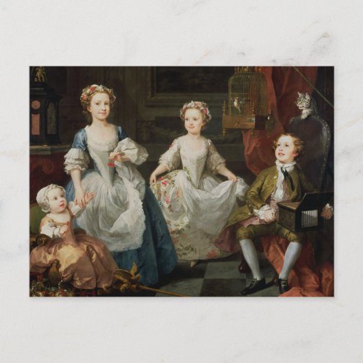 The Graham Children, 1742 Briefkaart (Voorkant)
