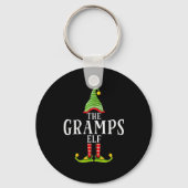 The Gramps Elf Funny Matching Pajama Xmas Sleutelhanger (Voorkant)