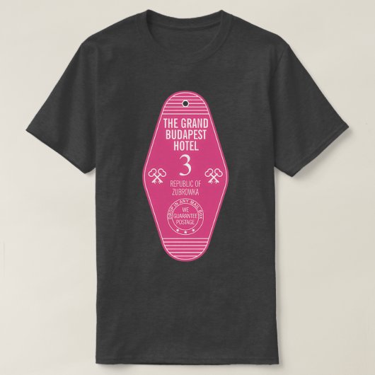 The Grand Budapest Hotel Key T-shirt (Design voorkant)