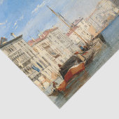 The Grand Canal, 1827 by Richard Parkes Bonington Tissuepapier (Detail)