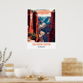 The Grand Canyon, Arizona, Verenigde Staten Modern Poster (Keuken)