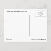 The Grand Cascade, Alnwick Garden Briefkaart (Achterkant)