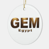 The Grand Egyptian Museum Keramisch Ornament (Links)