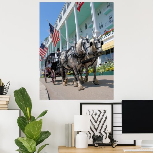 The Grand Hotel - Mackinac Island, Michigan Poster (Thuiskantoor)