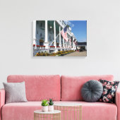 The Grand Hotel on Mackinac Island, Michigan Canvas Afdruk (Insitu (Woonkamer))
