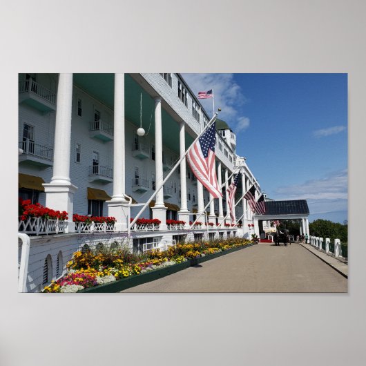 The Grand Hotel on Mackinac Island, Michigan Poster (Voorkant)