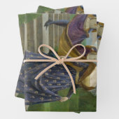 The Grand Lady (door John Collier) Inpakpapier Vel (In situ)