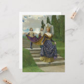 The Grand Lady (door John Collier) Kaart (Voorkant / Achterkant in situ)