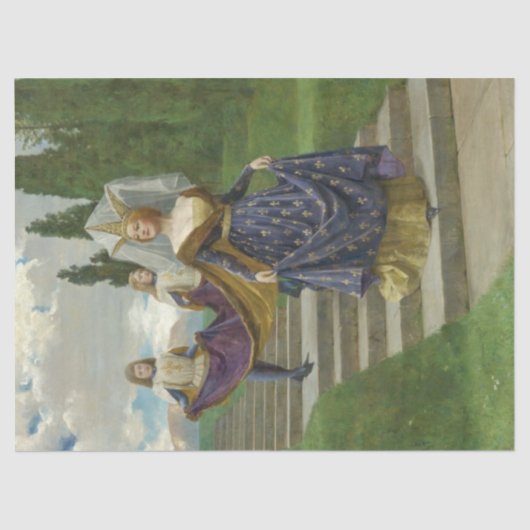 The Grand Lady (door John Collier) Tissuepapier (Voorkant)