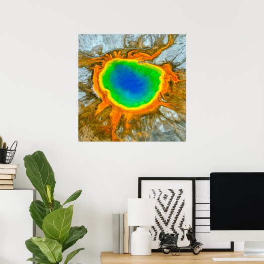 The Grand Prismatic Spring Poster (Thuiskantoor)