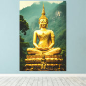 The Grand Samadhi of Suvarna Canvas Afdruk (Insitu (Houten vloer))