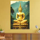 The Grand Samadhi of Suvarna Canvas Afdruk (Insitu (Woonkamer))